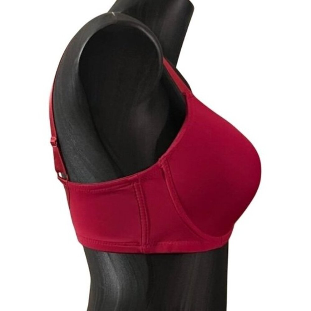 Red Full Coverage Bra - Picture 2 of 3